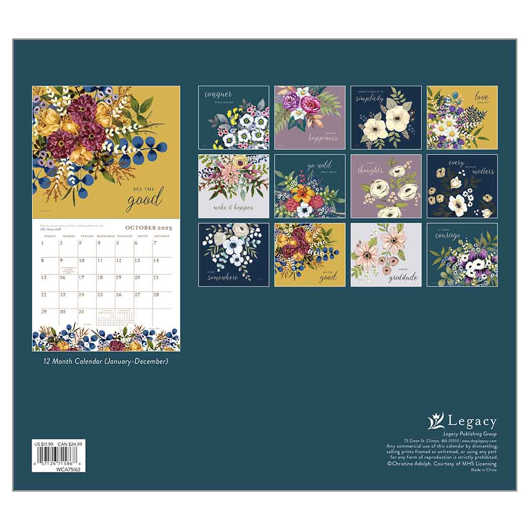 2023 LEGACY Live Simply - Deluxe Wall Calendar