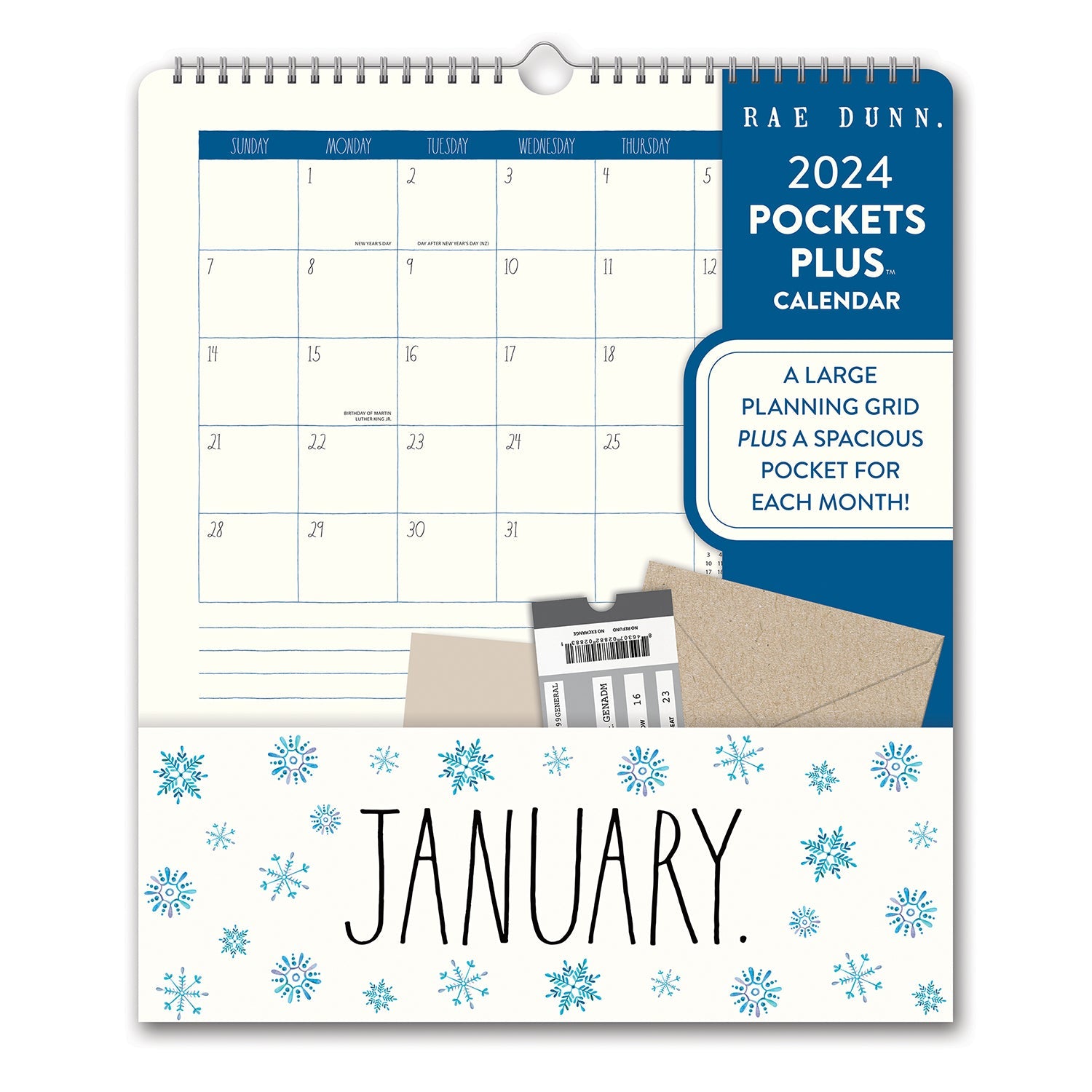 2024 Rae Dunn - Pocket Plus Wall Calendar