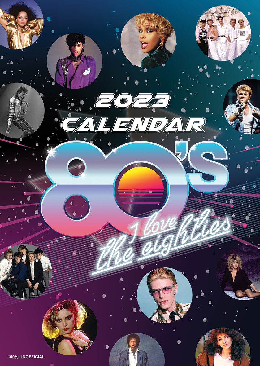 2023 IT's THE 80s - A3 Wall Calendar