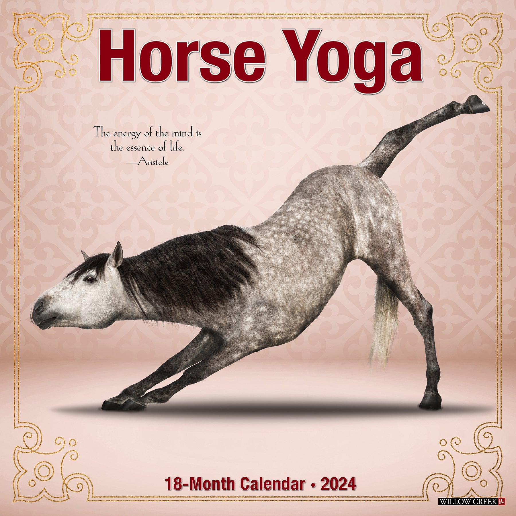 2024 Horse Yoga - Square Wall Calendar US