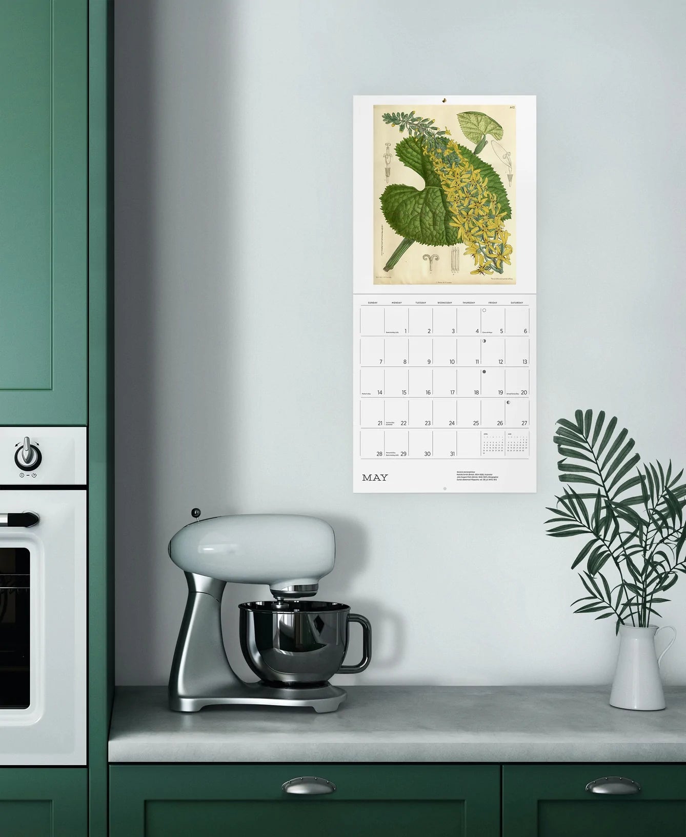 2023 The Illustrated Garden - Square Wall Calendar