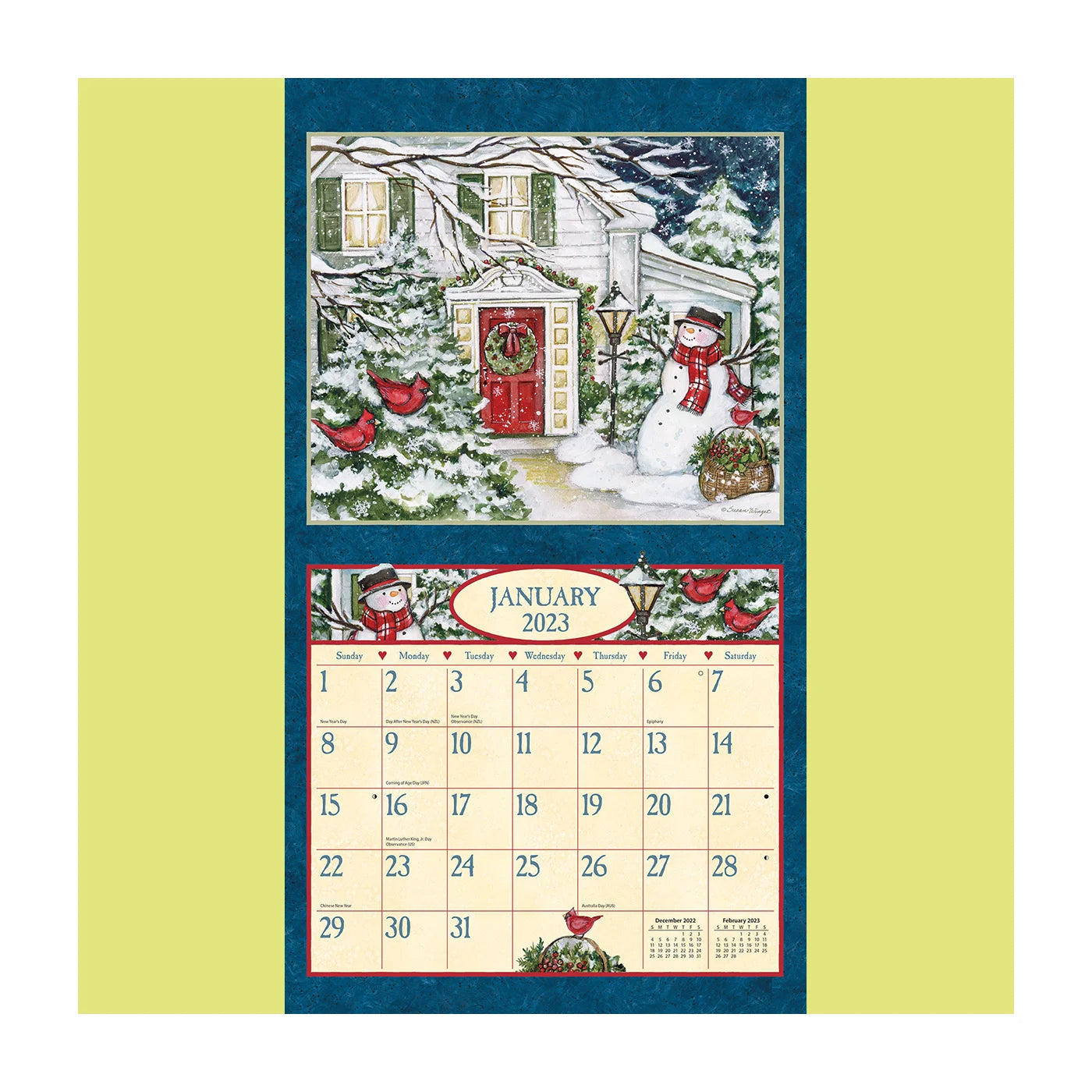 2023 LANG Heart and Home by Susan Winget - Deluxe Wall Calendar