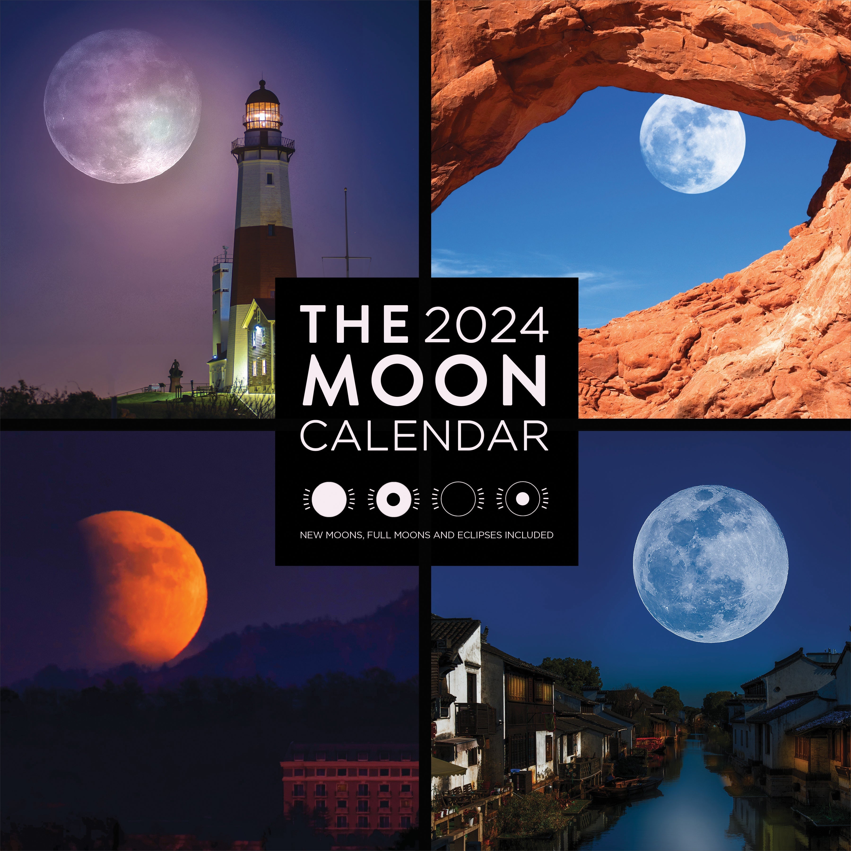 2024 Moons - Square Wall Calendar US
