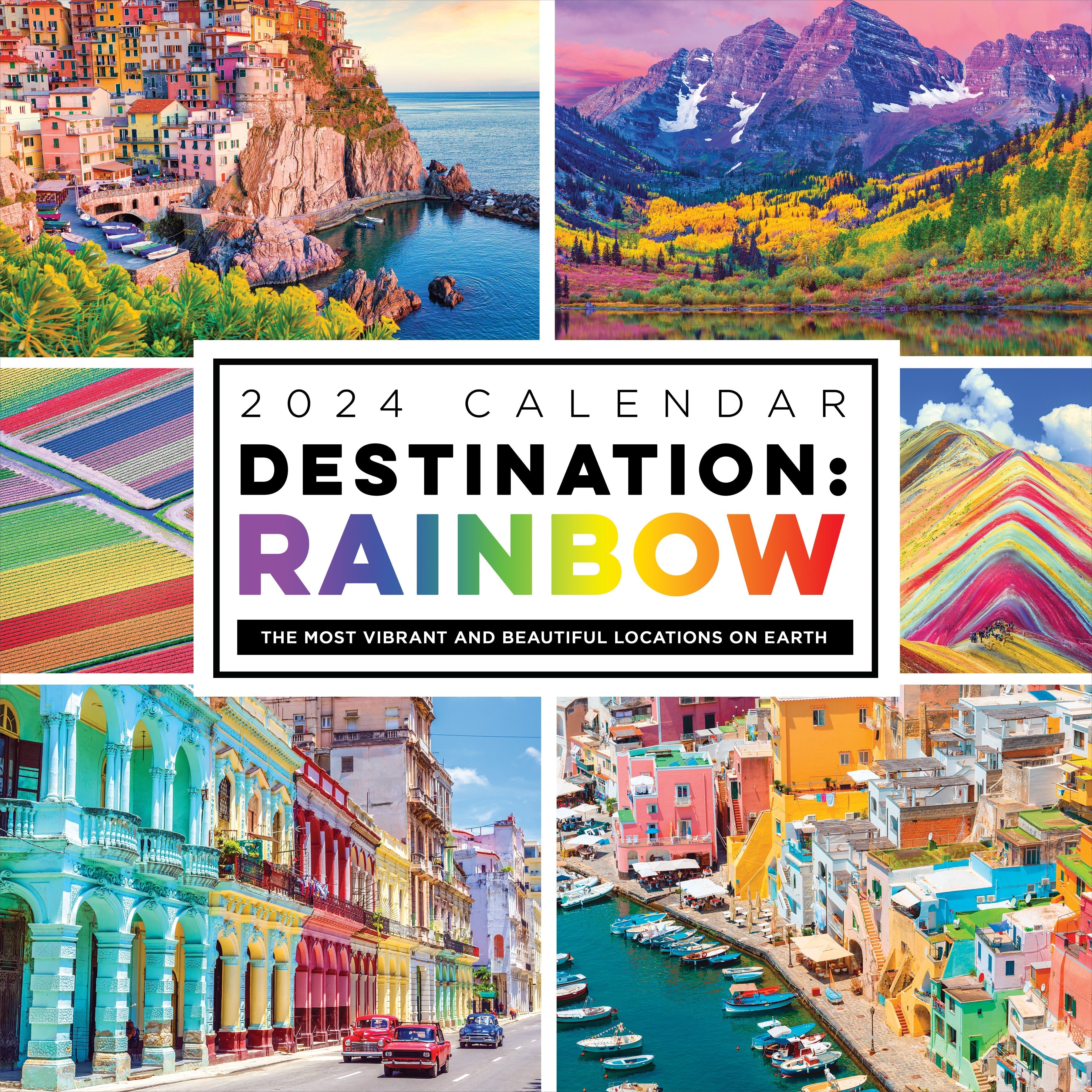 2024 Destination: Rainbow - Square Wall Calendar US