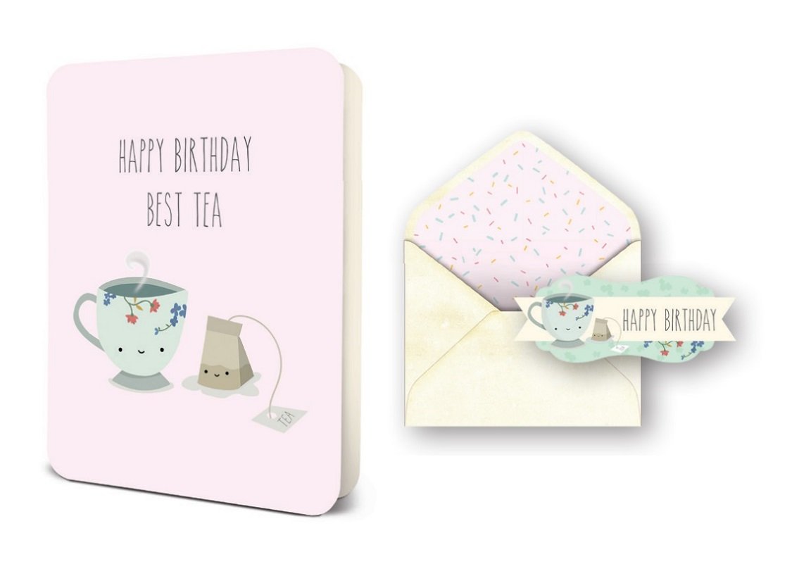 Best Tea - Greeting Card Greeting Card Orange Circle Studio