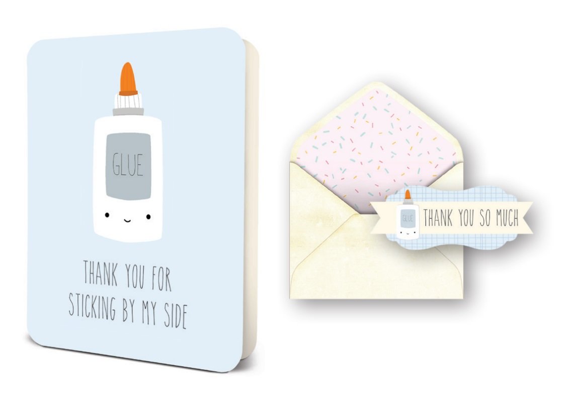 Stick By My Side - Greeting Card Greeting Card Orange Circle Studio