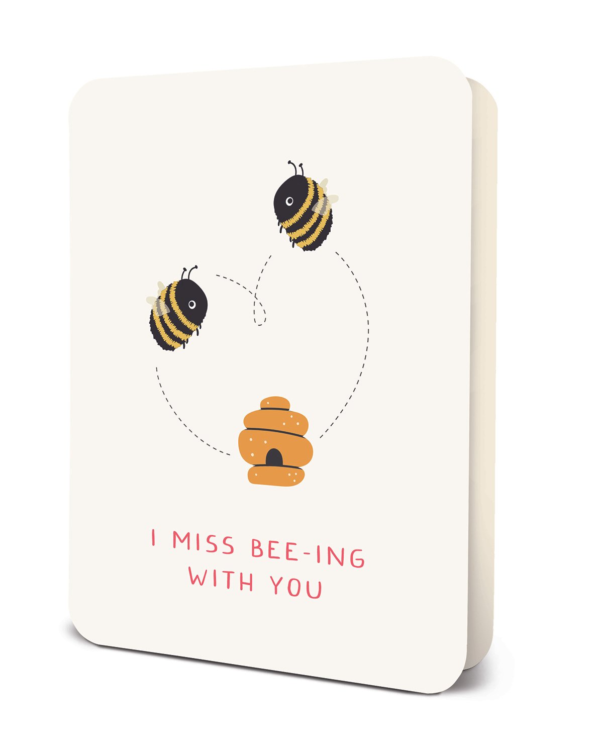 I Miss Bee-ing With You - Greeting Card Greeting Card Orange Circle Studio