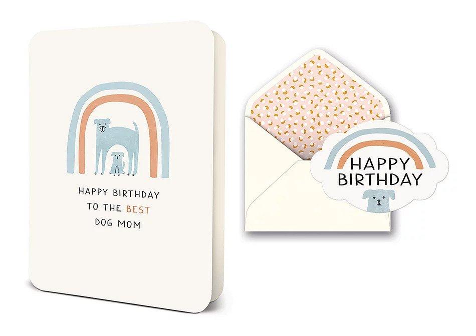 HB to the Best Dog Mom - Greeting Card Greeting Card Orange Circle Studio