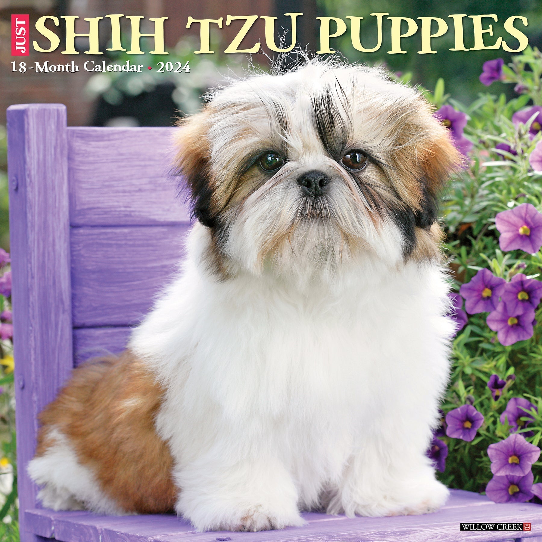 2024 Just Shih Tzu Puppies - Square Wall Calendar US