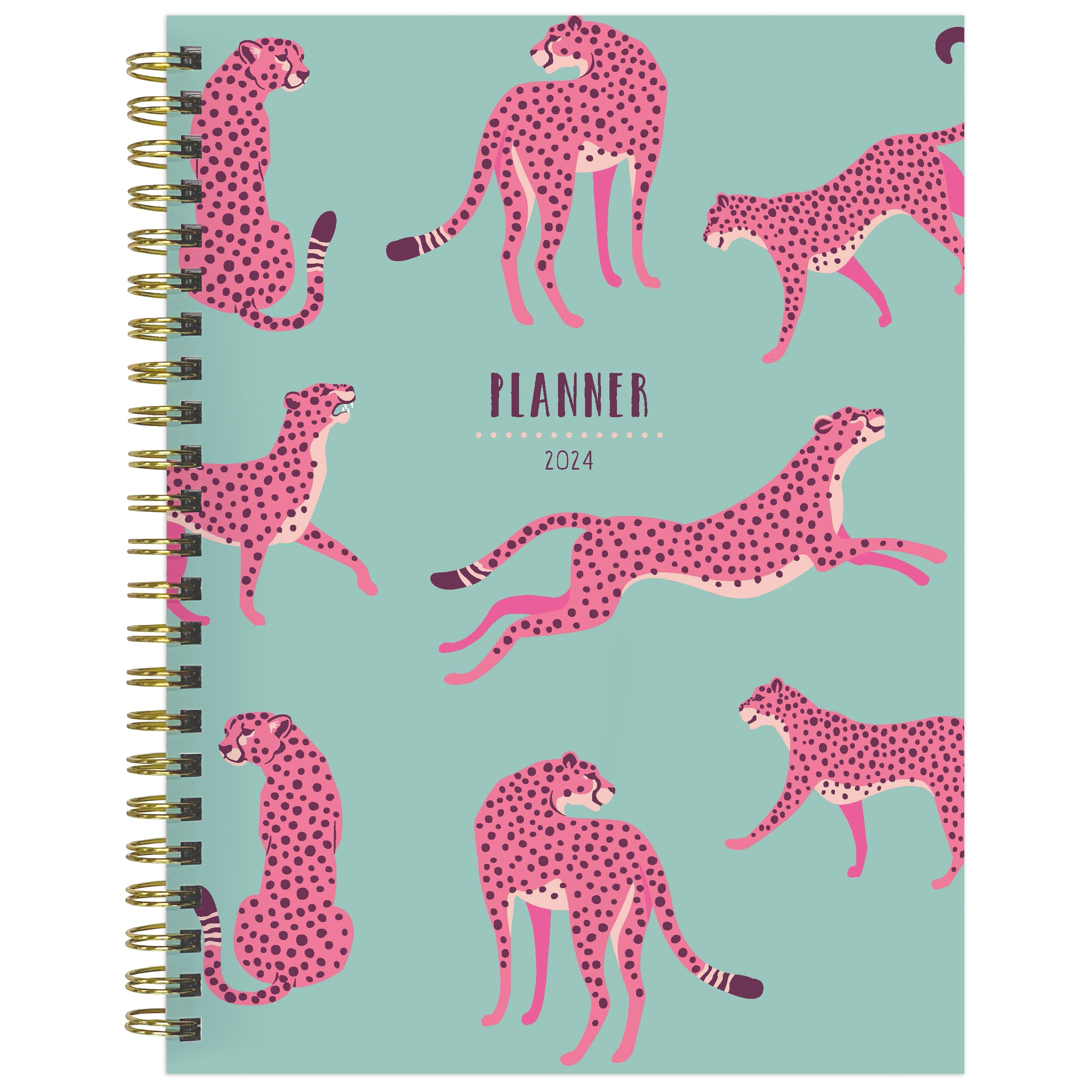 2024 Pink Panther - Medium Weekly, Monthly Diary/Planner US
