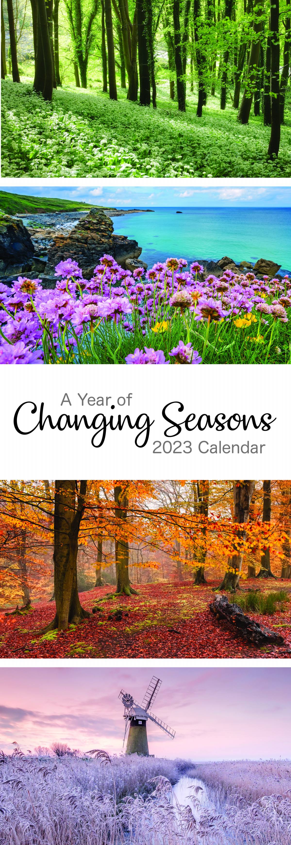 2023 A Year of Changing Seasons - Slim Wall Calendar