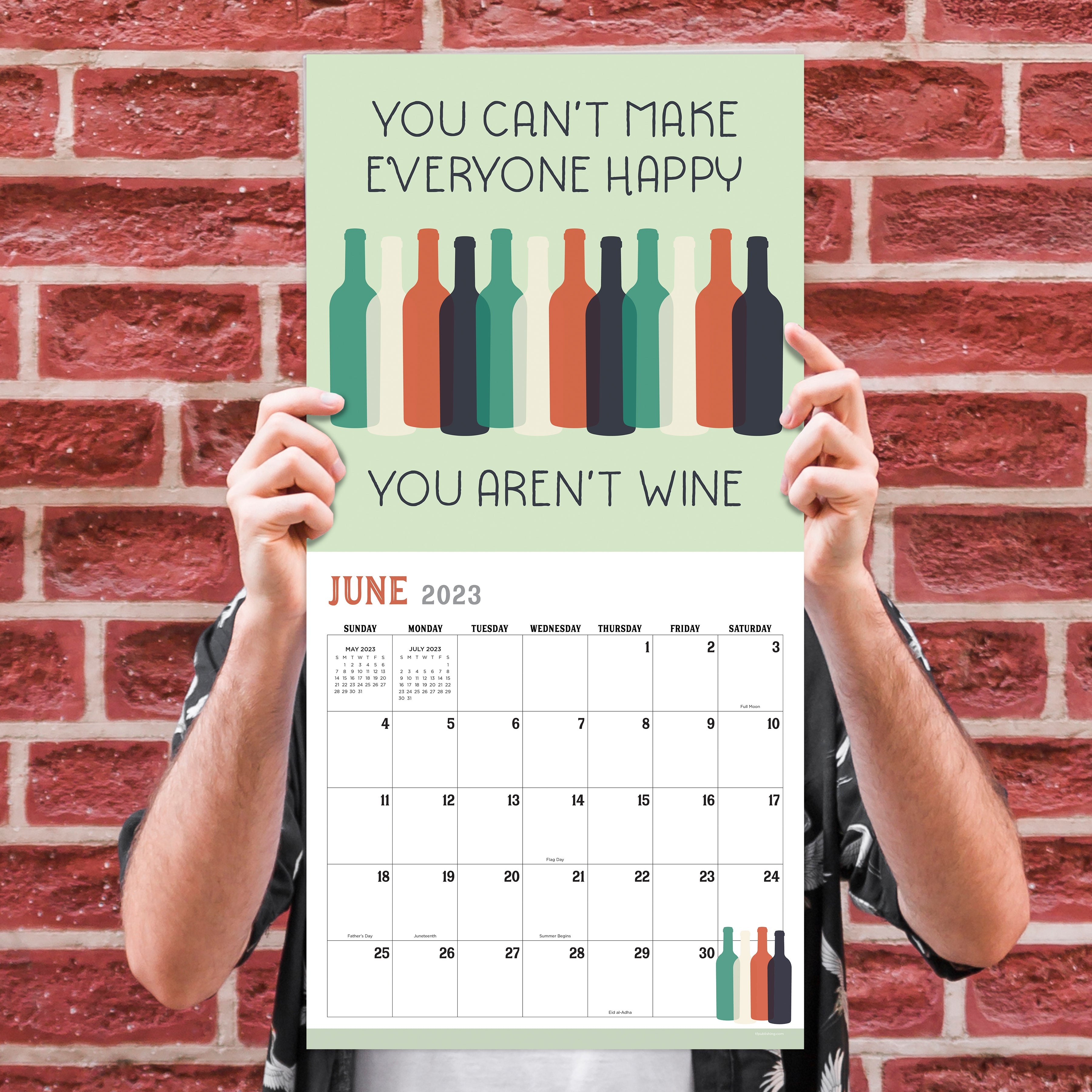 2023 Wine Not? - Square Wall Calendar