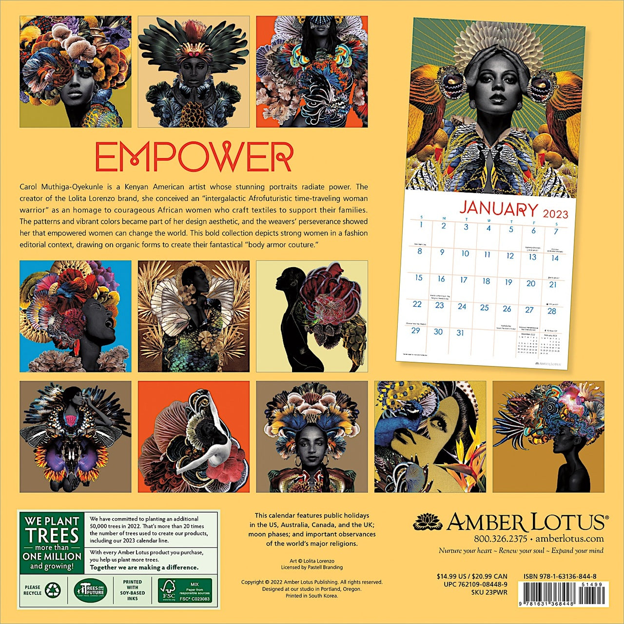 2023 Empower - Square Wall Calendar