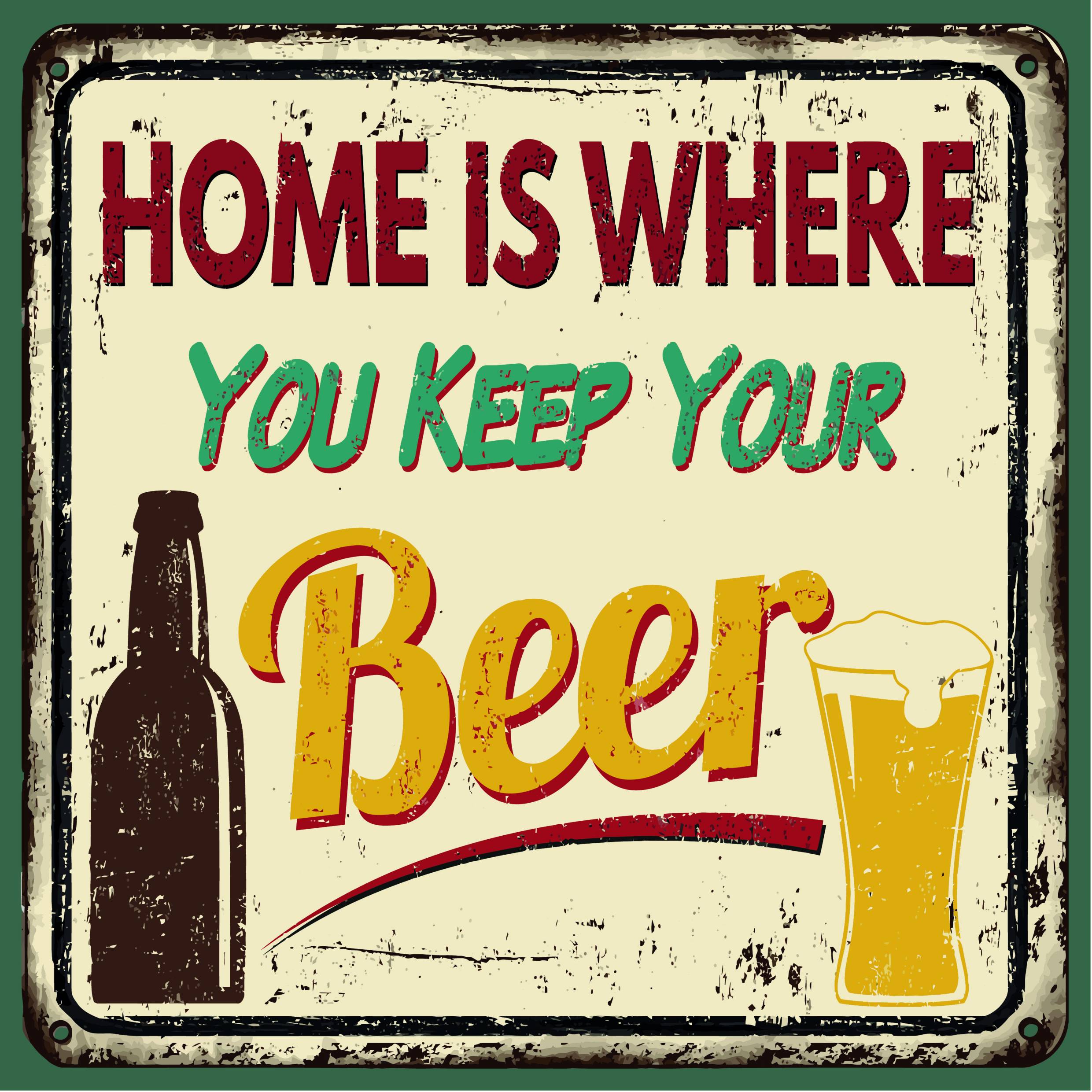 2023 Beer Signs - Square Wall Calendar
