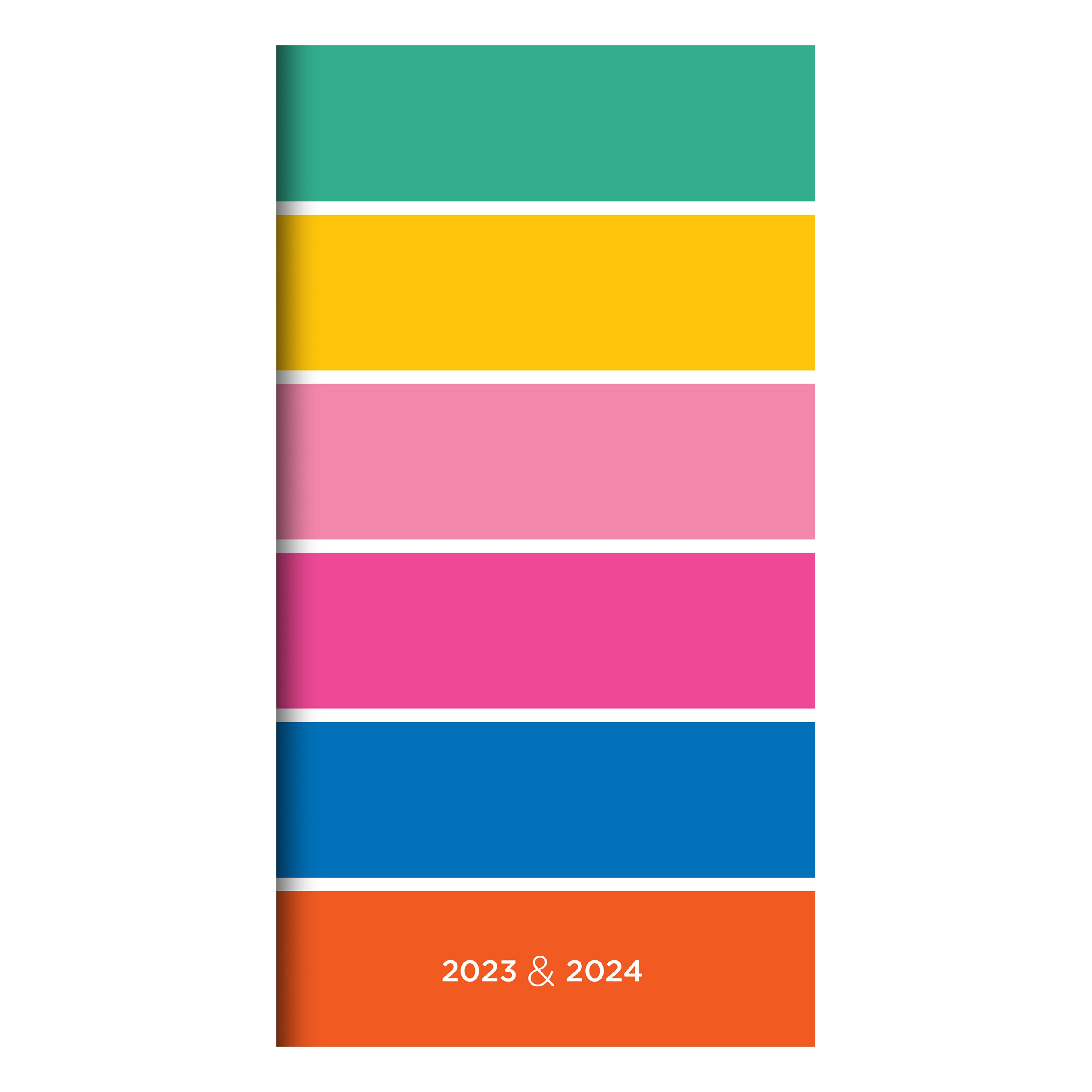 2023-2024 Cheerful Stripes - 2-Year Monthly Pocket Diary/Planner
