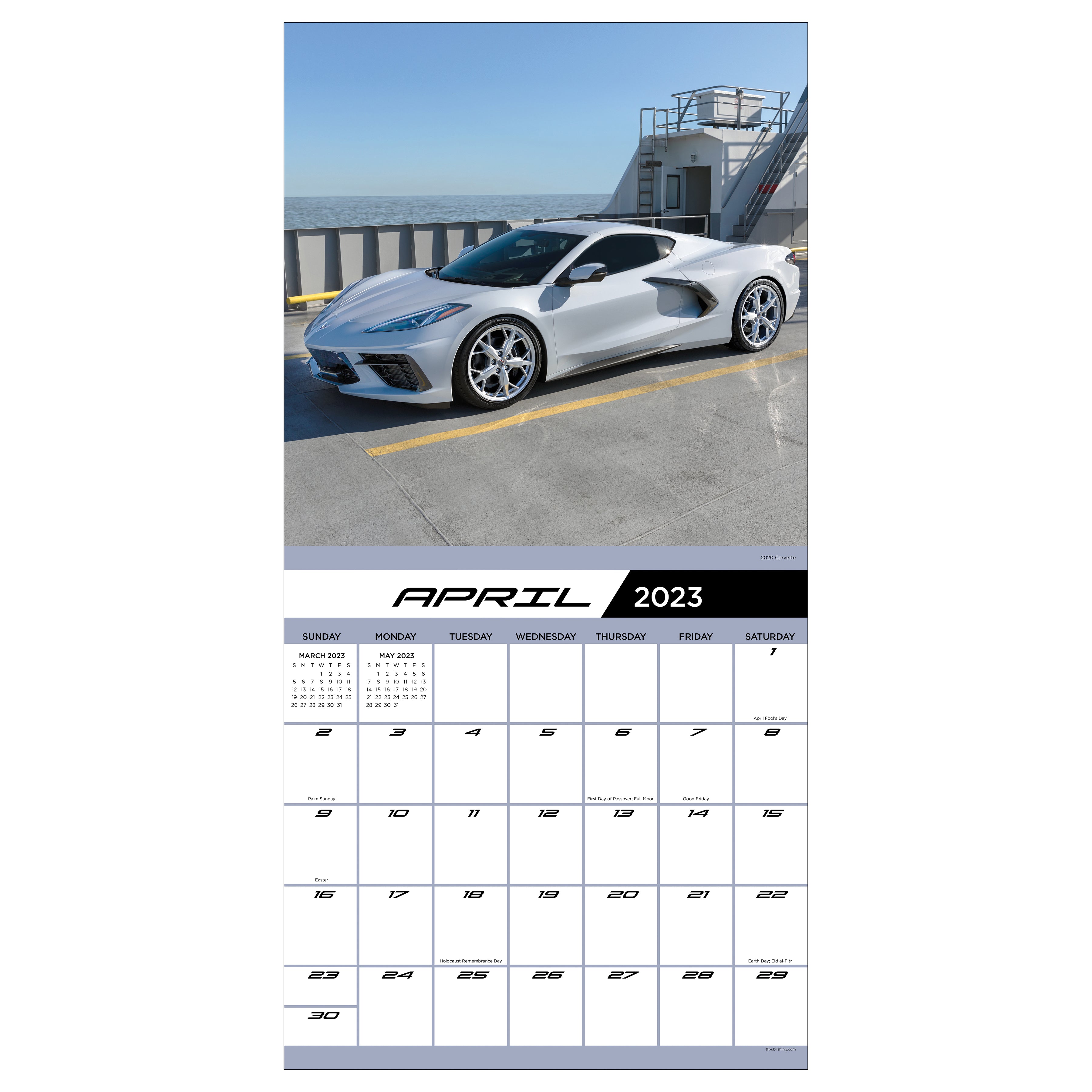 2023 Corvette - Square Wall Calendar