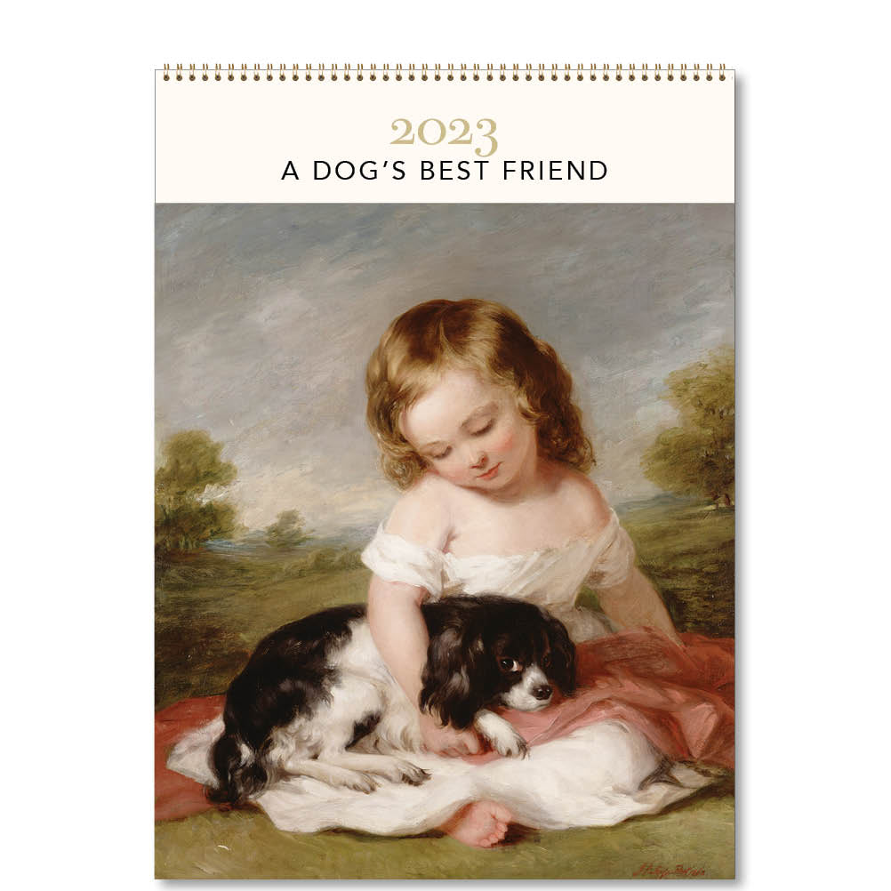 2023 A Dogs Best Friend - Deluxe Wall Calendar
