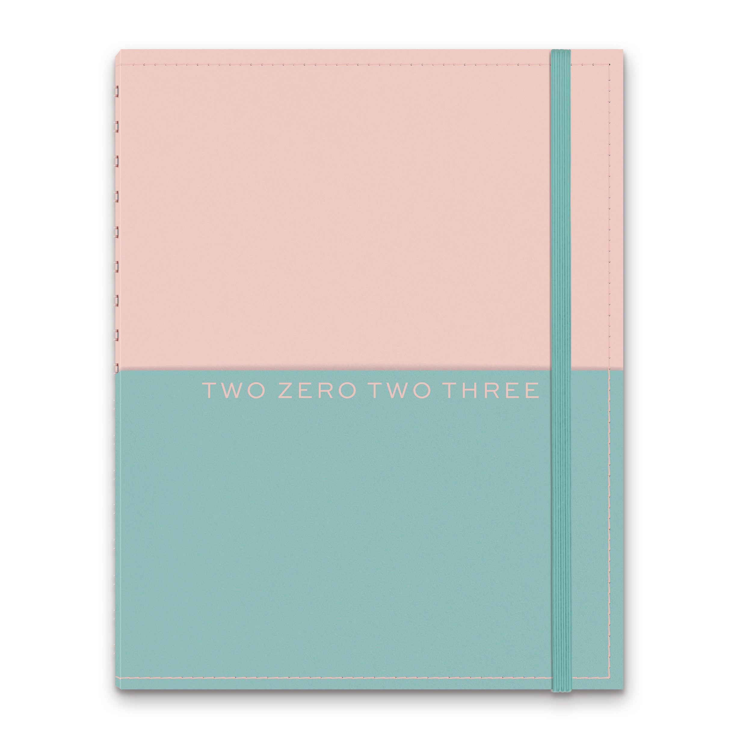 2023 Blush & Teal (Real-Time Weekly/Monthly Planner) - Diary/Planner