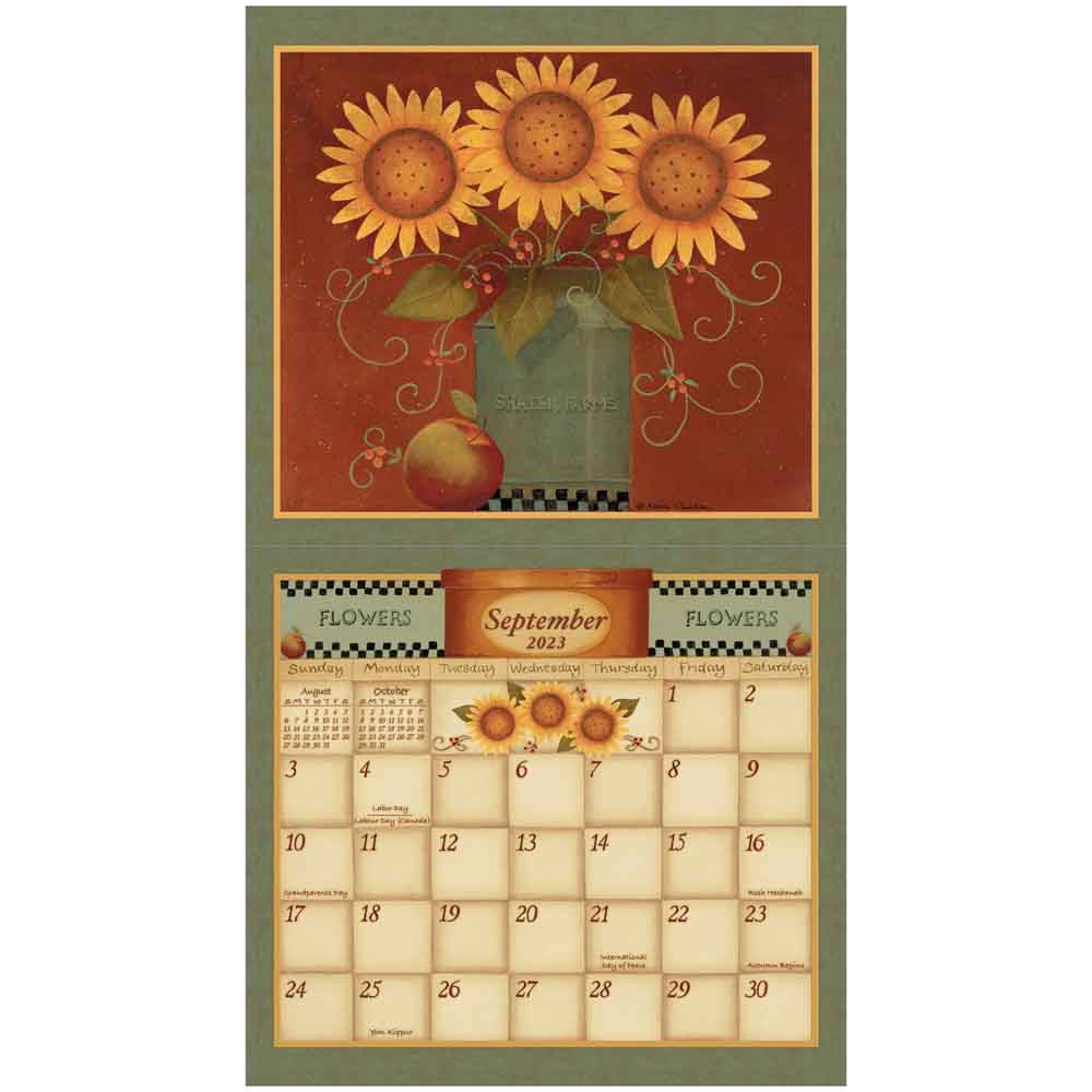2023 LEGACY Simply Shaker - Deluxe Wall Calendar
