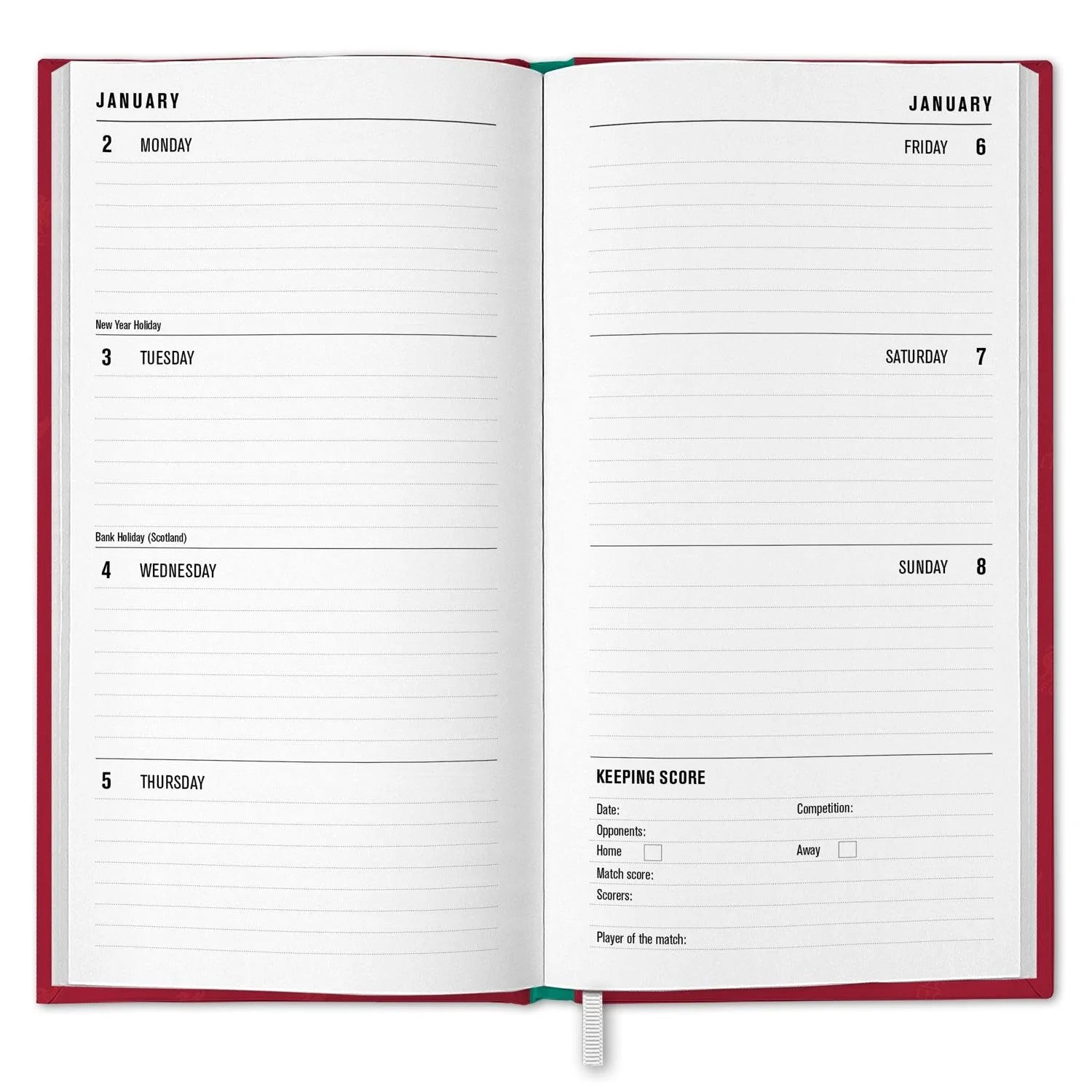 2023 Liverpool FC  - Weekly Pocket Diary/Planner