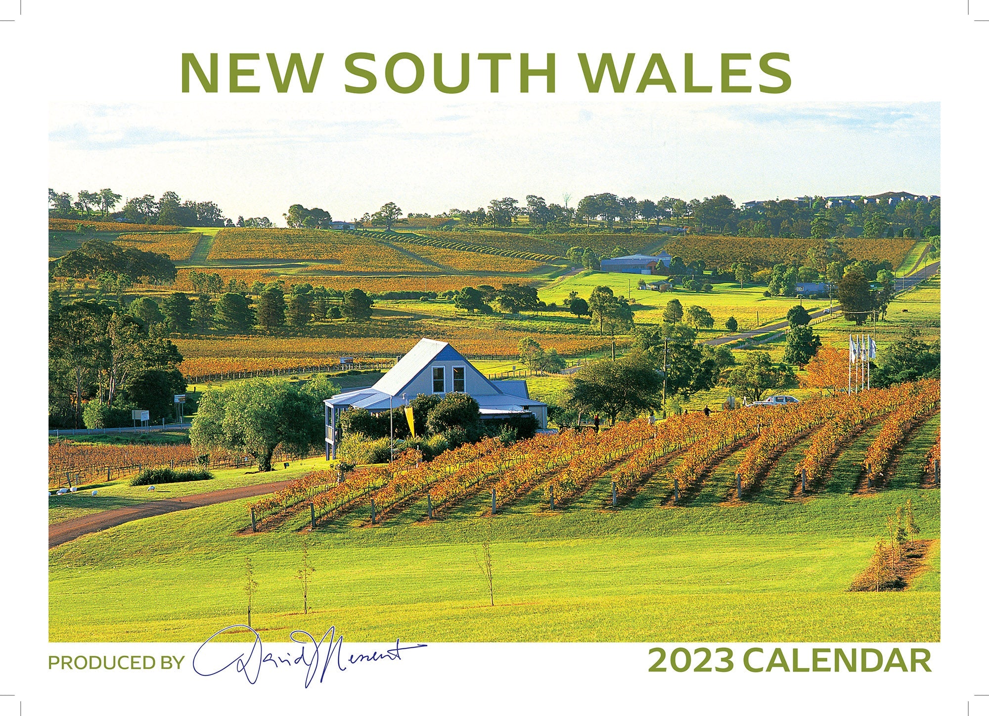 2023 New South Wales by David Messent - Horizontal Wall Calendar