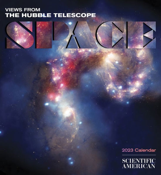 2023 Views From The Hubble Space - Square Wall Calendar