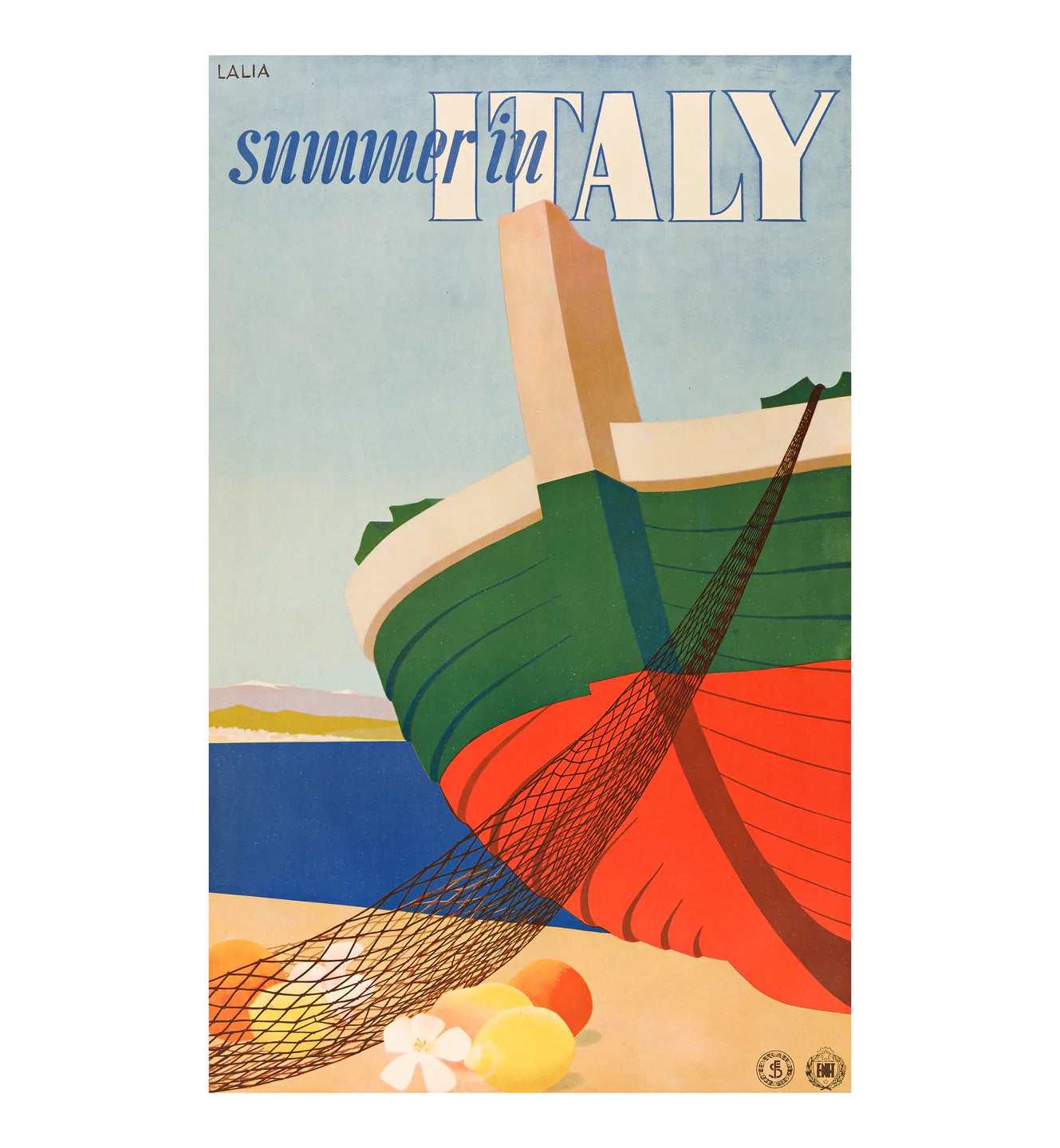 2023 Italy: Vintage Travel Posters - Square Wall Calendar