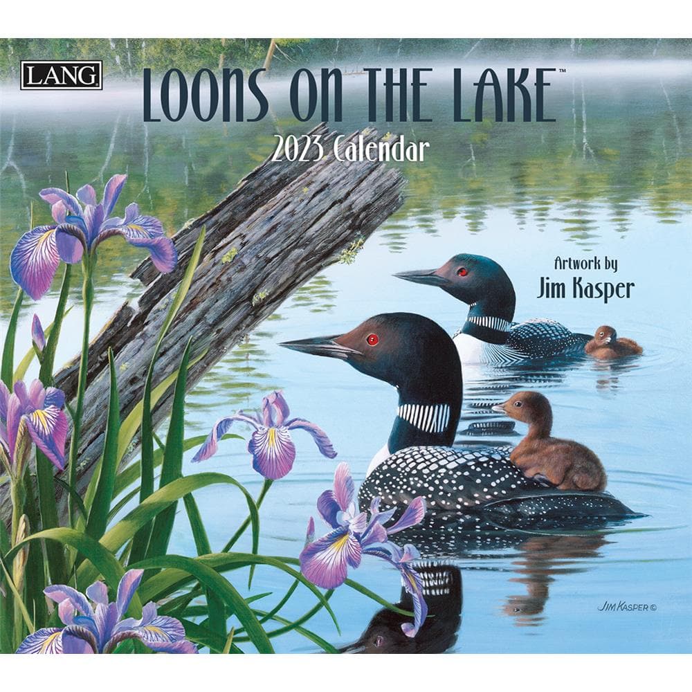 2023 LANG Loons on the Lake by Gene Stevens - Deluxe Wall Calendar