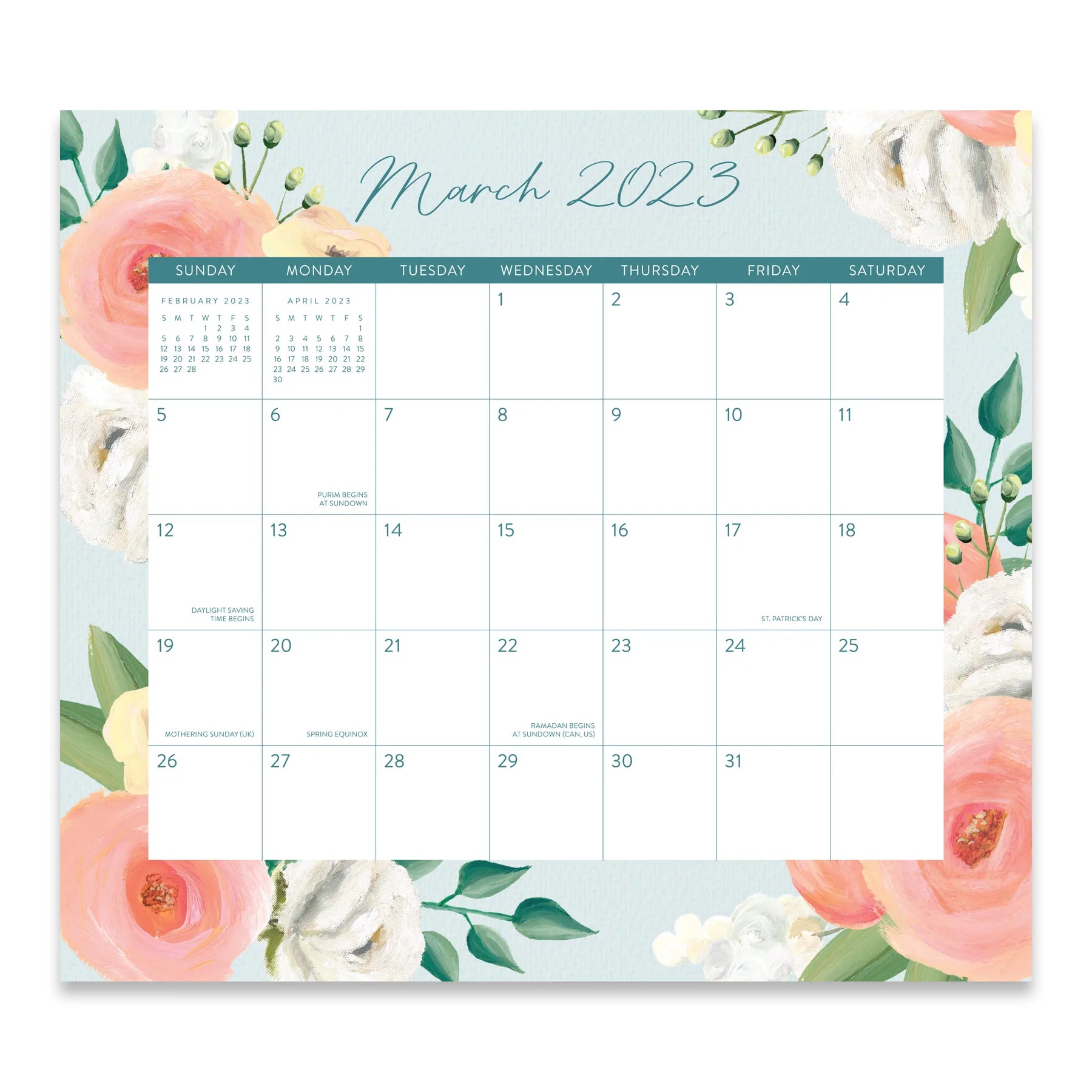 2023 Bella Flora - Magnetic Pad Calendar