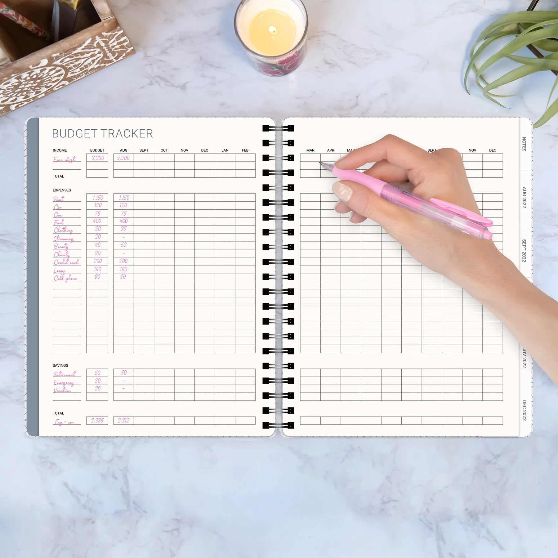 2023 Leisure Blue (Baxter Weekly/Monthly Planner) - Diary/Planner