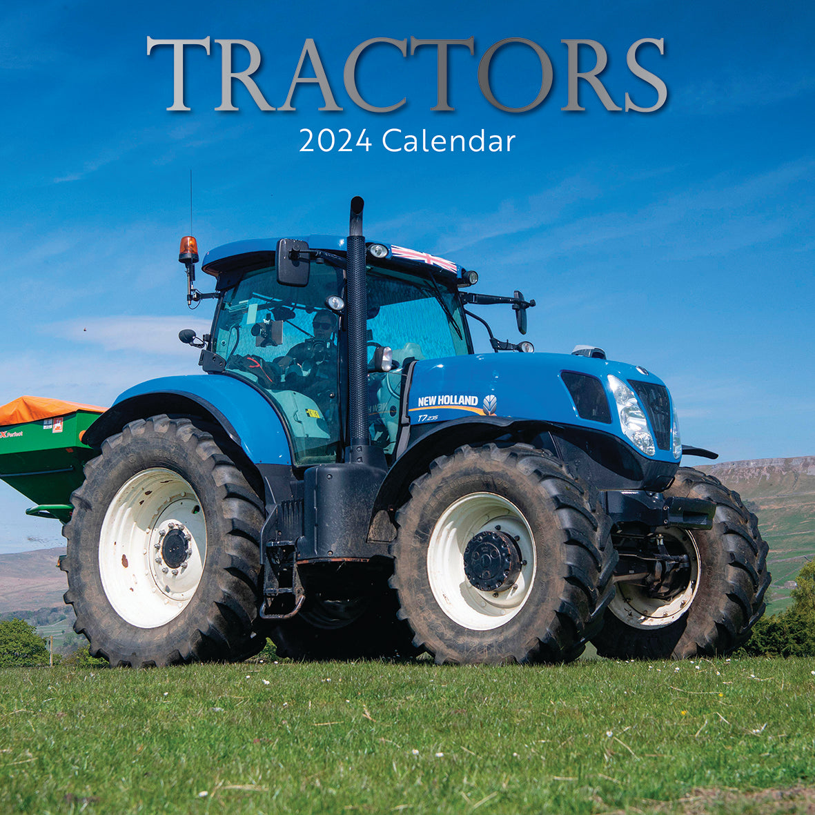 2024 Tractors - Square Wall Calendar