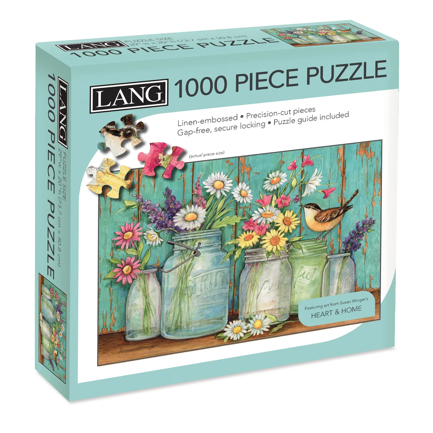 LANG Mason Flowers - 1000pc Jigsaw Puzzle