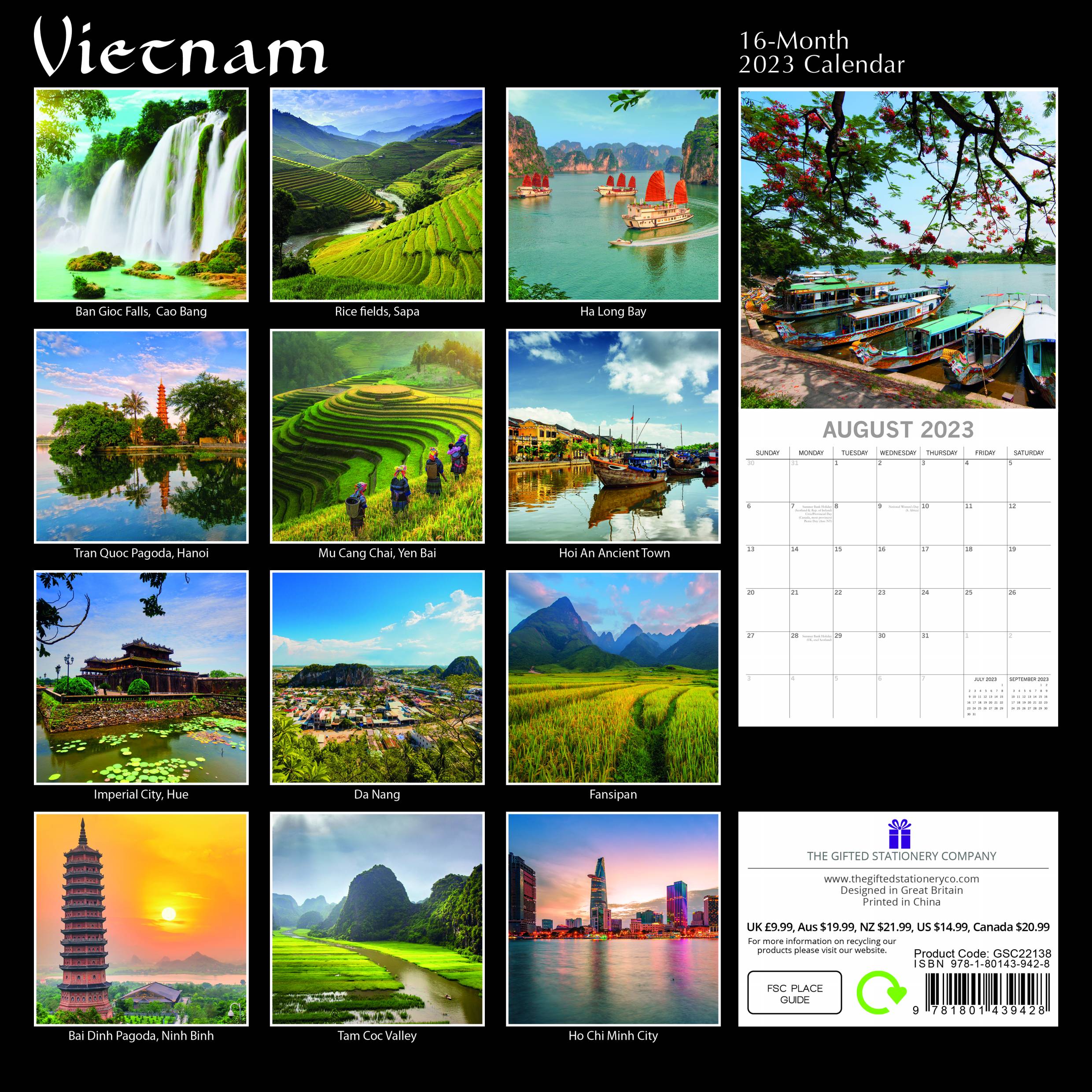 2023 Vietnam - Square Wall Calendar
