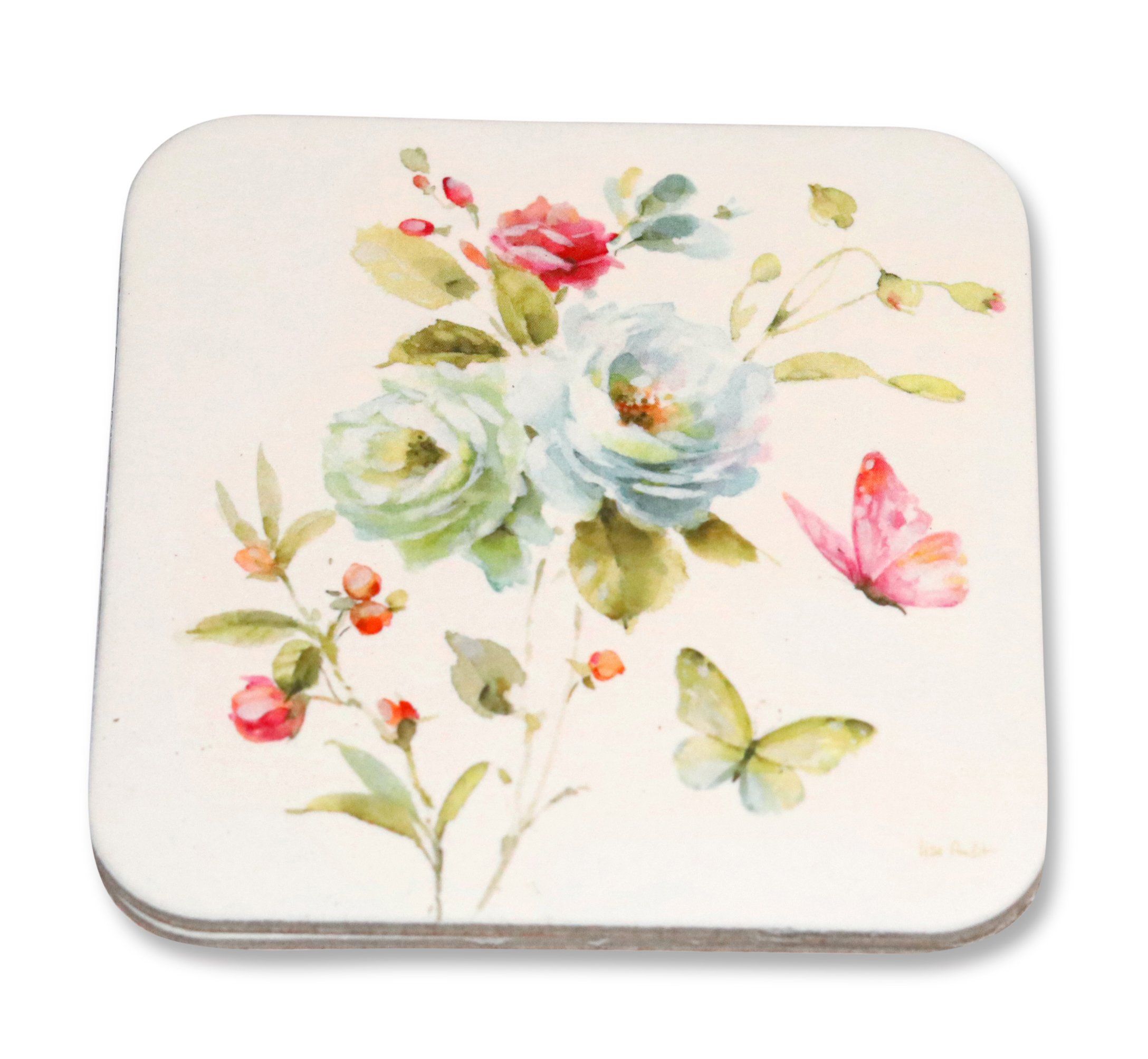 Legacy Flowers & Butterflies - Coaster By Lisa Audit Coasters Legacy