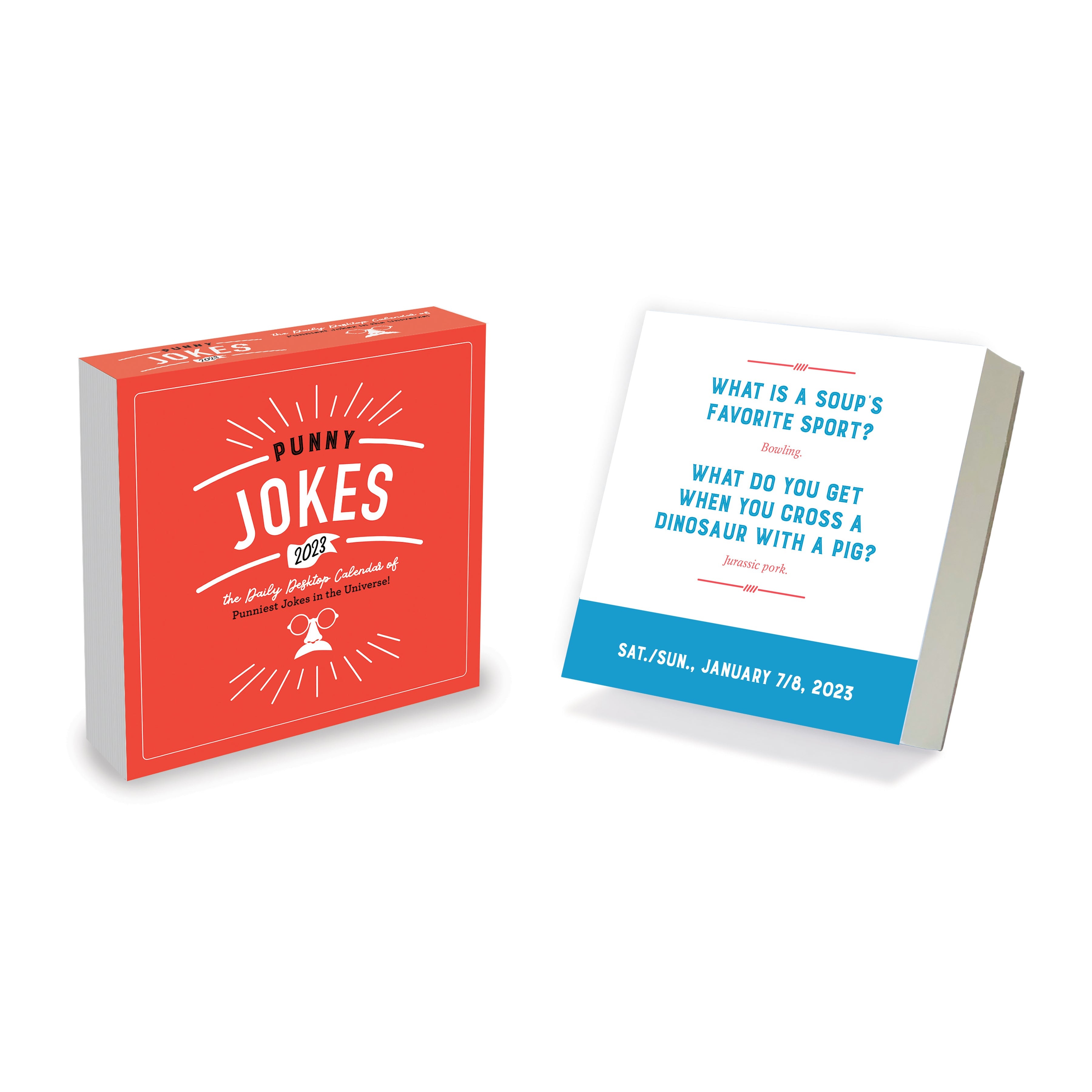 2023 Punny Jokes - Daily Boxed Page-A-Day  Calendar