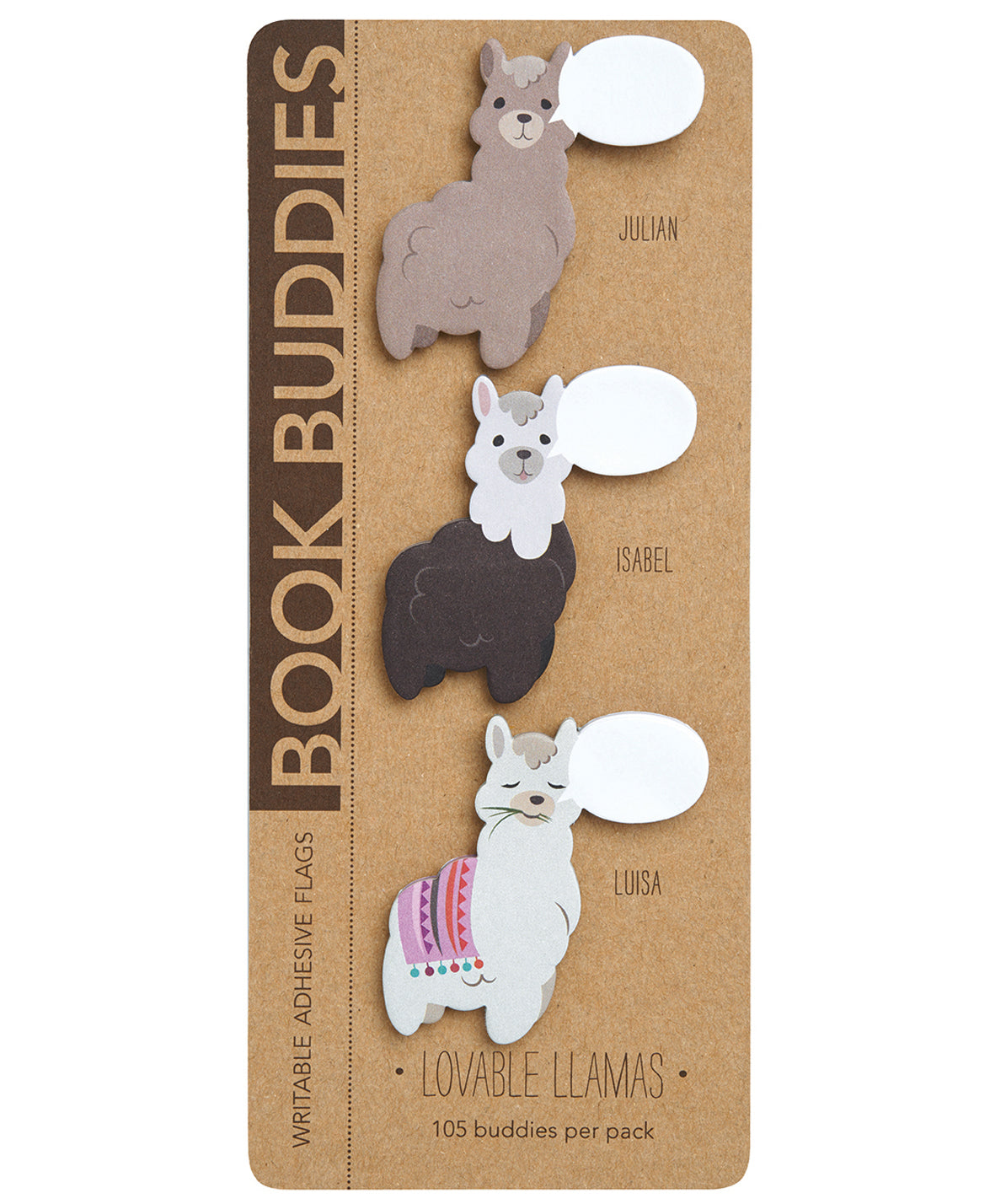 Lovable Llamas Book Buddies - Sticky Notes
