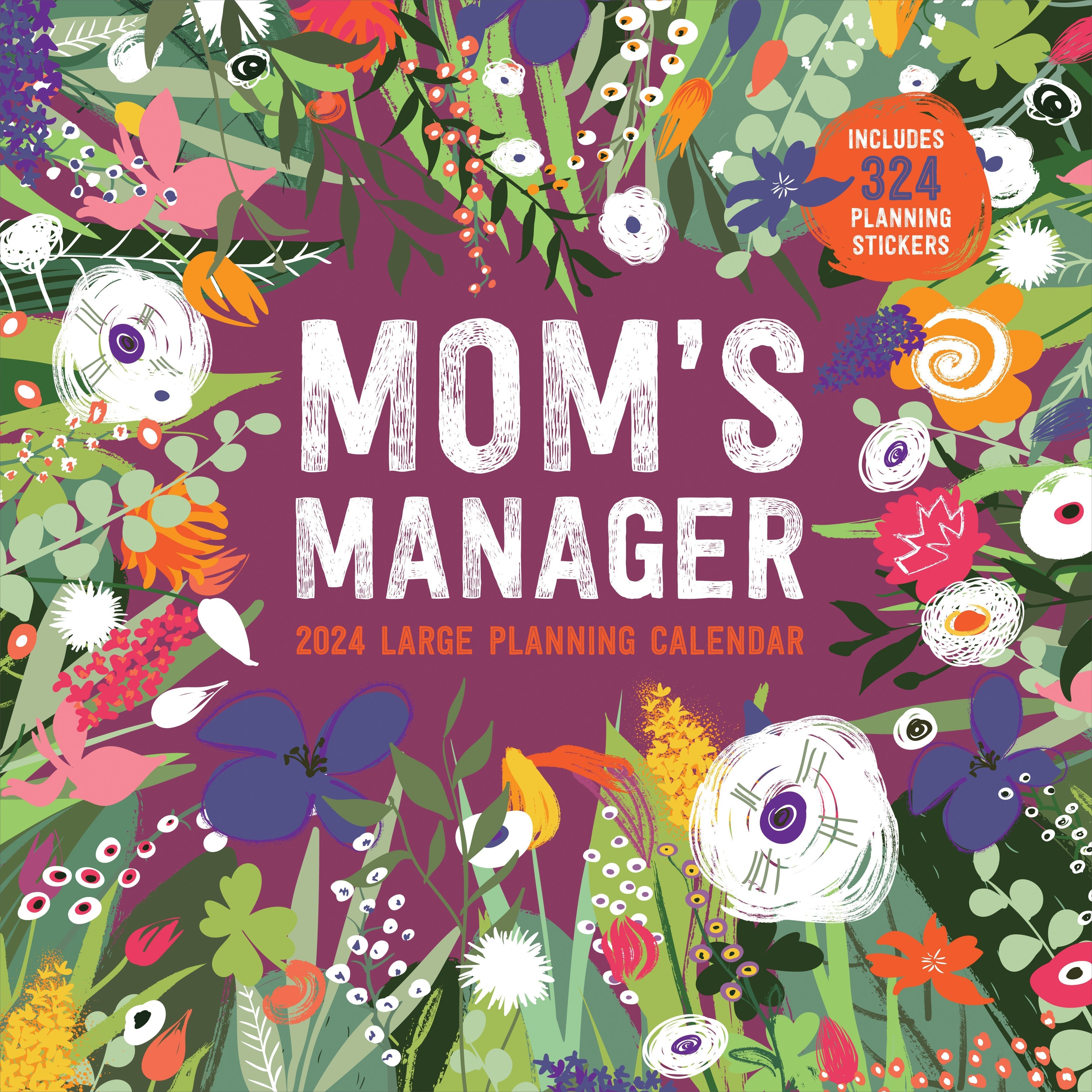 2024 Mom's Manager - Square Wall Calendar US