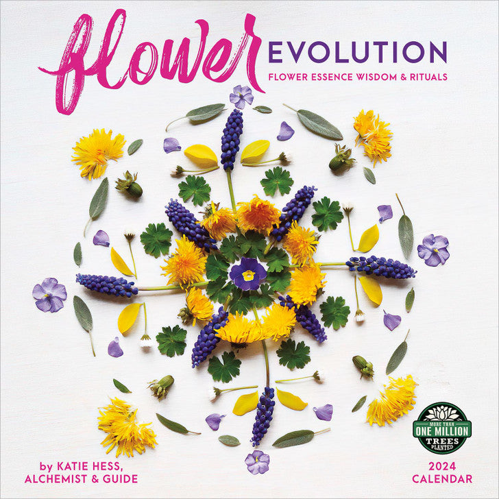 2024 Flower Evolution - Square Wall Calendar