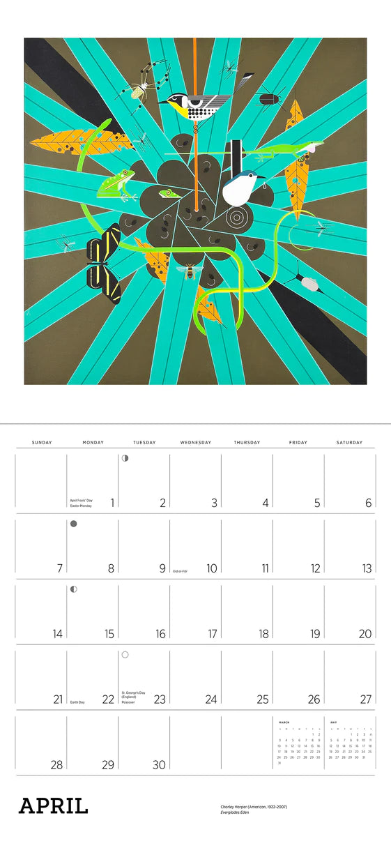 2024 Charley Harper Square Wall Calendar Art Calendars by