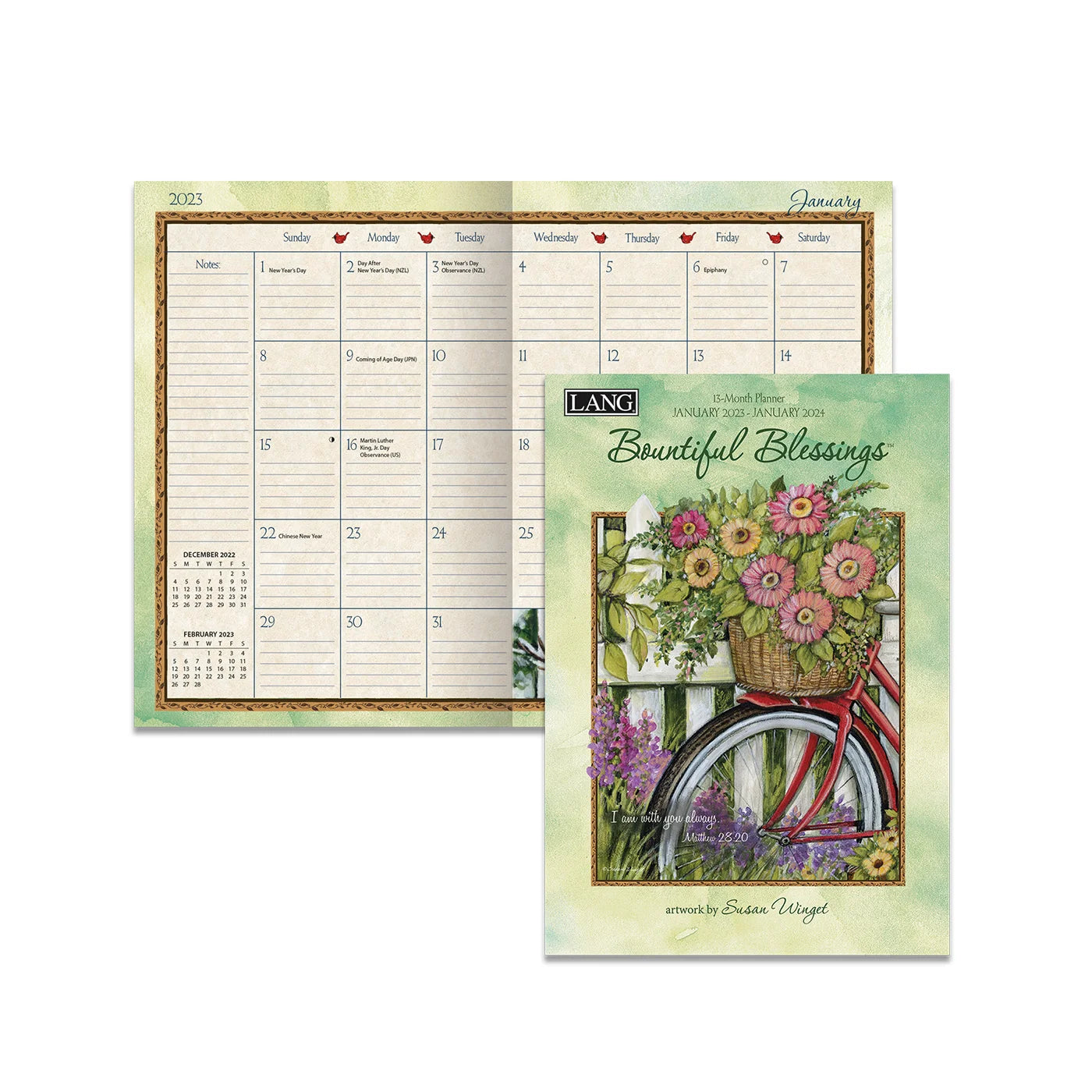 2023 LANG Bountiful Blessings - 13 Month Diary/Planner