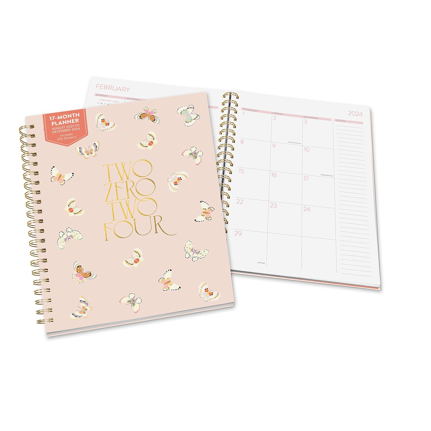 2024 Butterfly Effect - XL Spiral Monthly & Bi-Weekly Diary/Planner