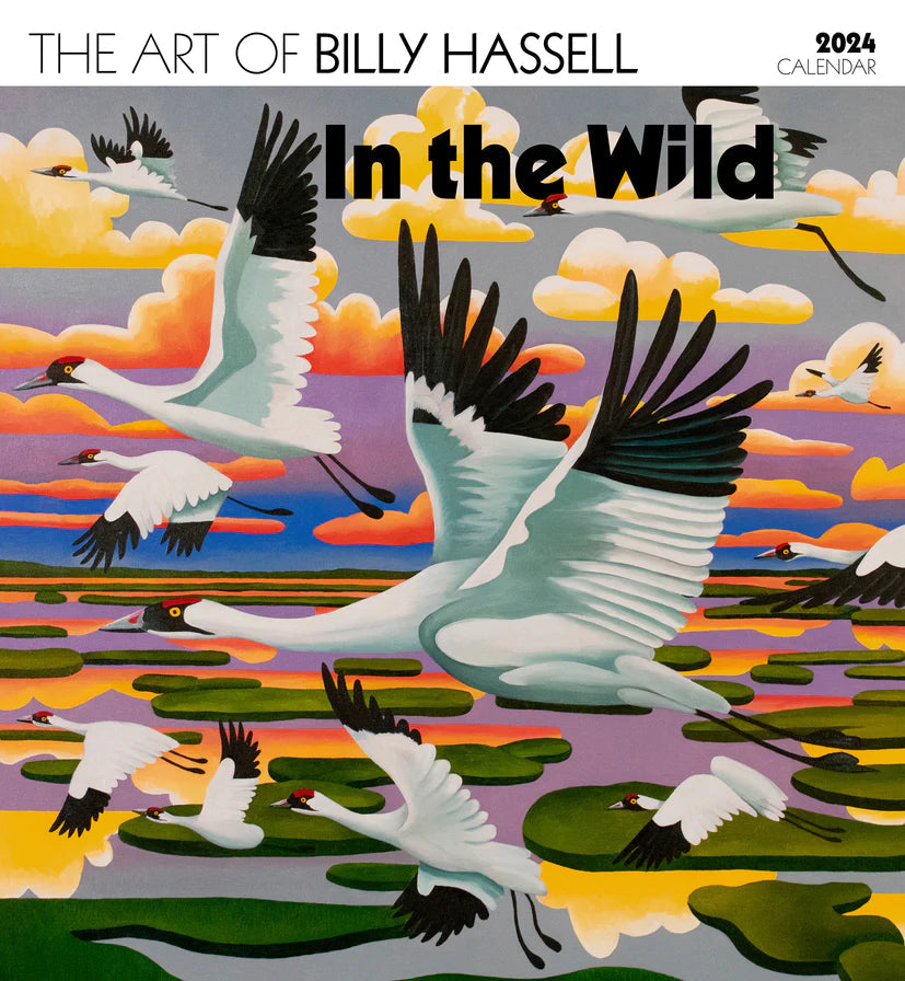 2024 In the Wild: The Art of Billy Hassell - Square Wall Calendar