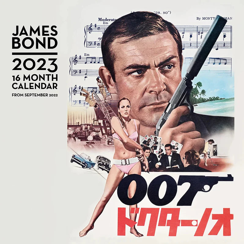 2023 James Bond - Square Wall Calendar