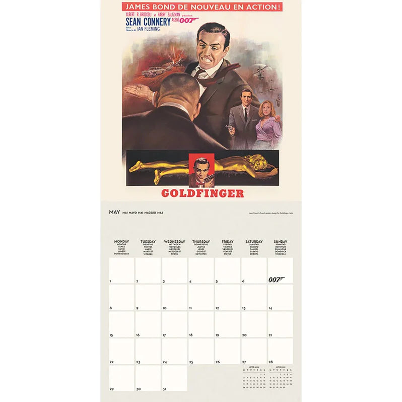 2023 James Bond - Square Wall Calendar