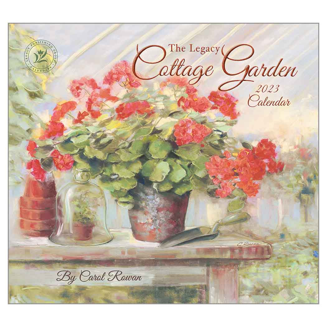 2023 LEGACY Cottage Garden - Deluxe Wall Calendar
