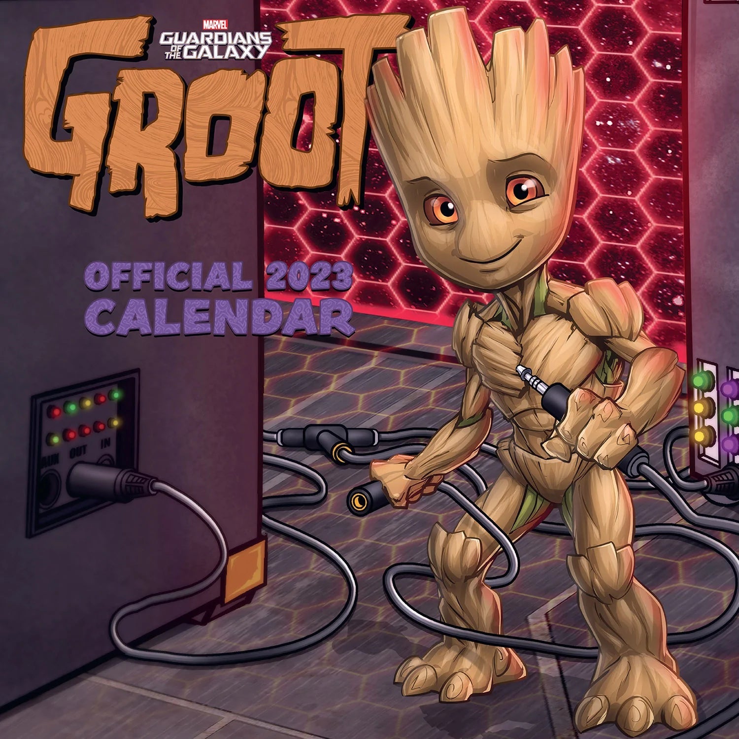 2023 Marvel - Guardians Of The Galaxy - Groot - Square Wall Calendar
