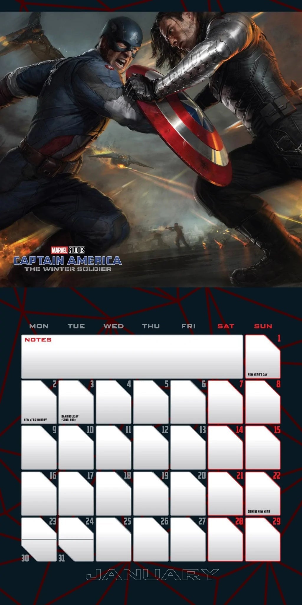 2023 Marvel - The Infinity Saga - Calendar Gift Box Calendar