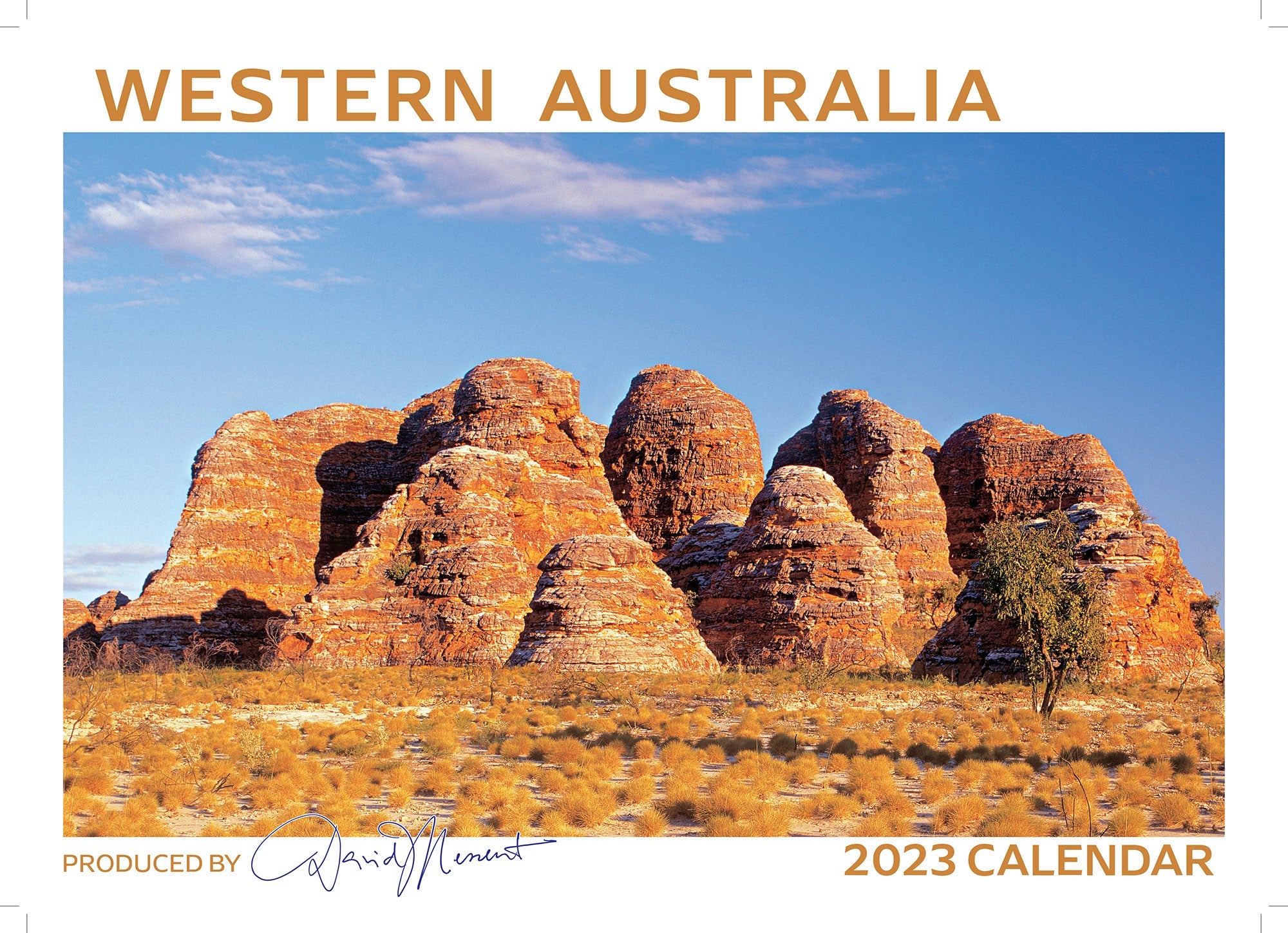 2023 Western Australia by David Messent - Horizontal Wall Calendar