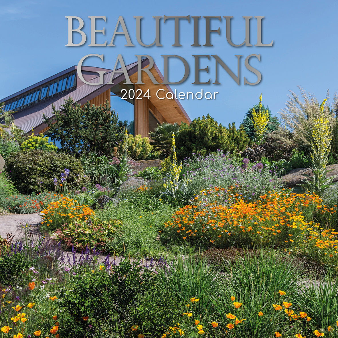 2024 Beautiful Gardens - Square Wall Calendar