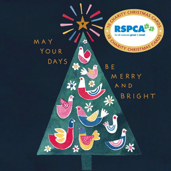 RSPCA - Merry and Bright - Charity Christmas Card Pack